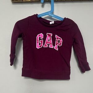 GAP Burgundy Toddler Sweatshirt